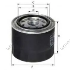 Oil filter, Spin-On. Фильтр масляный, накручиваемый KOHLER 270217528 (фото 1)
