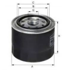 Oil filter, Spin-On. Фильтр масляный, накручиваемый KOHLER 270217528