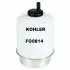 Фильтр топливный сепаратор, элемент. Фільтр паливний, елемент. Fuel filter, water separator, element. KOHLER FG0814 (фото 1)
