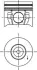 Engine piston. Поршень двигателя KOLBENSCHMIDT 40174600 (фото 1)