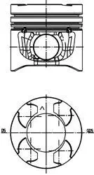 Engine piston. Поршень двигателя KOLBENSCHMIDT 40272600