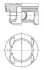 Поршень з кільцями OPEL/CHEVROLET 73,90 1,4 16V A14XER/A14XEL/B14XER/Z14XEL (вир-во KS) KOLBENSCHMIDT 41007620 (фото 1)