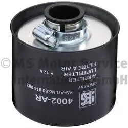 Air filter. Фильтр воздушный KOLBENSCHMIDT 50014002