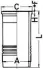 Гільза циліндра KOLBENSCHMIDT 89895110