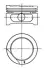 Engine piston. Поршень двигателя KOLBENSCHMIDT 90556605 (фото 1)