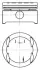 Поршень OPEL "1.6 "94-00, знято з виробництва KOLBENSCHMIDT 94637620 (фото 1)