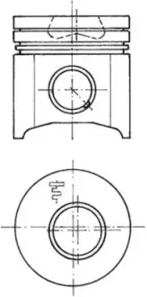 Engine piston. Поршень двигателя KOLBENSCHMIDT 94726600