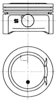 Engine piston. Поршень двигателя KOLBENSCHMIDT 94798600