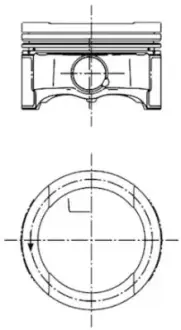 Поршень AUDI -VW81.01 KOLBENSCHMIDT 99792600