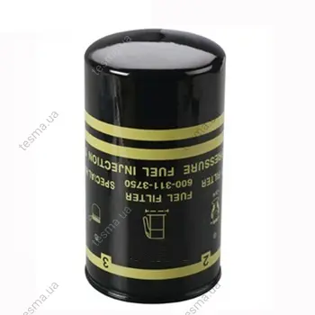 Fuel filter, Spin-On. Фильтр топливный, накручиваемый KOMATSU 6003113750 (фото 1)