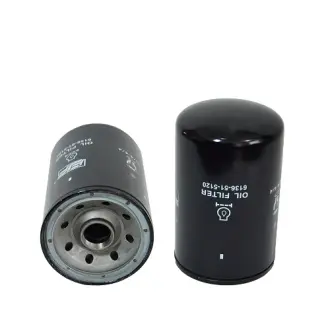 Oil filter, Spin-On. Фильтр масляный, накручиваемый KOMATSU 6136515120