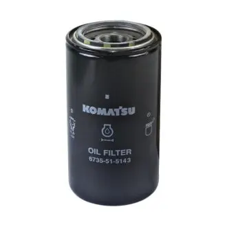 Oil filter, Spin-On. Фильтр масляный, накручиваемый KOMATSU 6735515143
