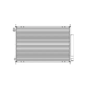 Condenser, air conditioning with dryer. Радиатор кондиционера с осушителем KOYORAD CD080289A