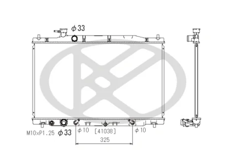 Радіатор двигуна HONDA CR-V III 2.4 06.06- KOYORAD PL082430