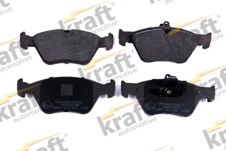 Комплект тормозных колодок, дисковый тормоз KRAFT AUTOMOTIVE 6001610