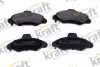 Комплект тормозных колодок, дисковый тормоз KRAFT AUTOMOTIVE 6002085 (фото 1)
