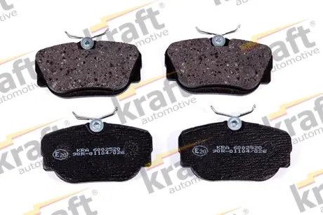 Комплект тормозных колодок, дисковый тормоз KRAFT AUTOMOTIVE 6002520