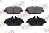 комплект тормозных колодок, дисковый тормоз KRAFT AUTOMOTIVE 6002668 - фото 1