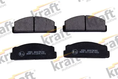 Комплект тормозных колодок, дисковый тормоз KRAFT AUTOMOTIVE 6003090