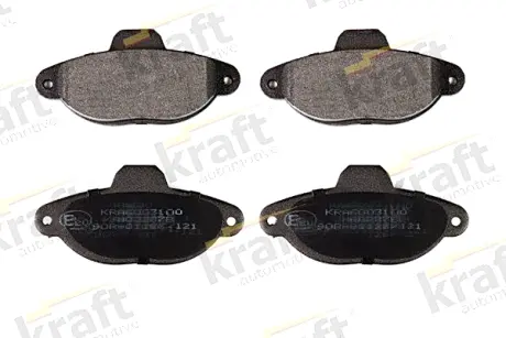 Комплект тормозных колодок, дисковый тормоз KRAFT AUTOMOTIVE 6003100