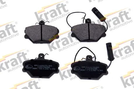 Комплект тормозных колодок, дисковый тормоз KRAFT AUTOMOTIVE 6003190