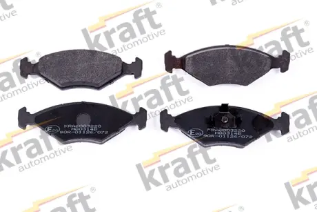 Комплект тормозных колодок, дисковый тормоз KRAFT AUTOMOTIVE 6003220