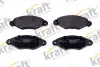 Комплект тормозных колодок, дисковый тормоз KRAFT AUTOMOTIVE 6006060 (фото 1)