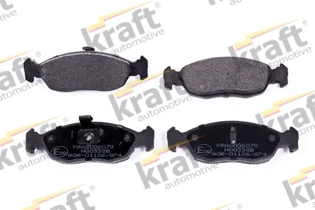 Комплект тормозных колодок, дисковый тормоз KRAFT AUTOMOTIVE 6006070