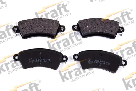 Комплект тормозных колодок, дисковый тормоз KRAFT AUTOMOTIVE 6006100