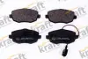 Комплект тормозных колодок, дисковый тормоз KRAFT AUTOMOTIVE 6006702 (фото 1)