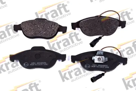 Комплект тормозных колодок, дисковый тормоз KRAFT AUTOMOTIVE 6006890
