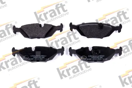Комплект тормозных колодок, дисковый тормоз KRAFT AUTOMOTIVE 6012550