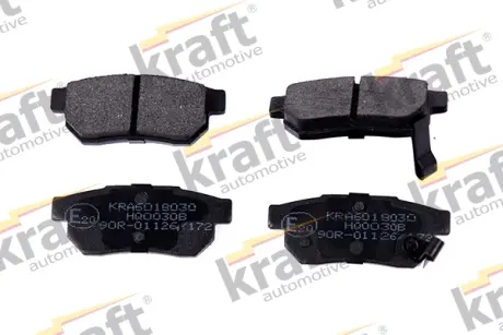 Комплект тормозных колодок, дисковый тормоз KRAFT AUTOMOTIVE 6018030