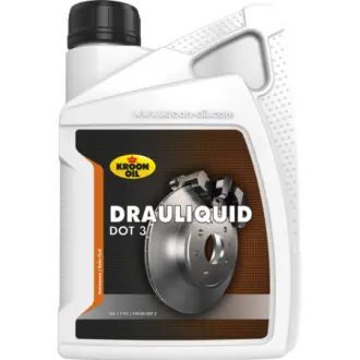 Рідина гальмівна, Drauliquid DOT3, 1L KROON OIL 04205