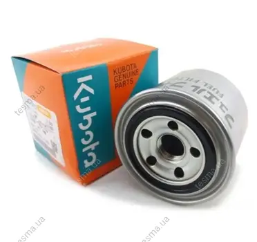 Фильтр топливный, накручиваемый. Фільтр паливний, накручуваний. Fuel filter, Spin-On KUBOTA 1522143080 (фото 1)