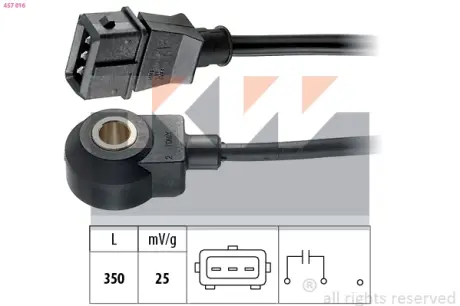 Ignition knock sensor. Датчик детонации KW 457016