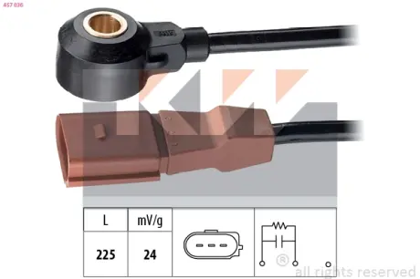 Ignition knock sensor. Датчик детонации KW 457036
