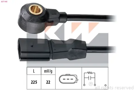 Ignition knock sensor. Датчик детонации KW 457045