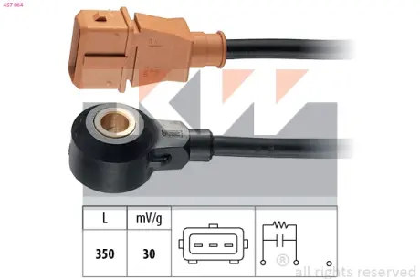 Ignition knock sensor. Датчик детонации KW 457064