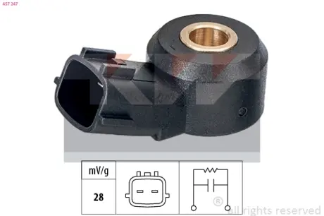 Ignition knock sensor. Датчик детонации KW 457247