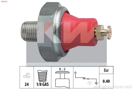 Oil pressure switch. Датчик давления масла KW 500016