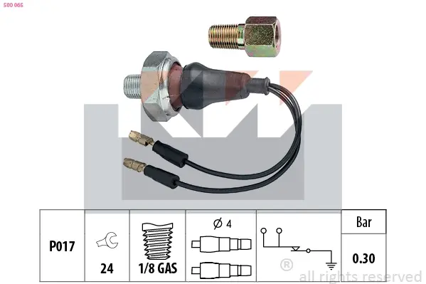 Oil pressure switch. Датчик давления масла KW 500065 (фото 1)
