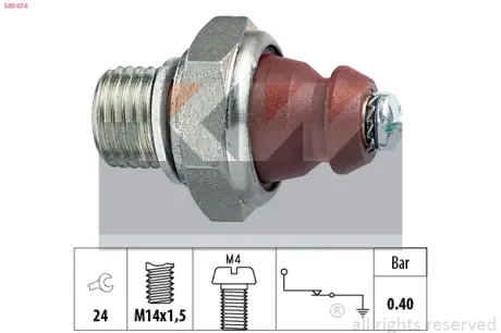 Oil pressure switch. Датчик давления масла KW 500074