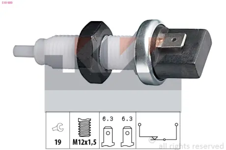 Brake light switch. Выключатель стоп сиганала KW 510000