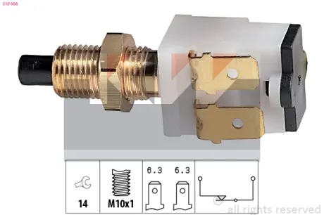 Brake light switch. Выключатель стоп сиганала KW 510008