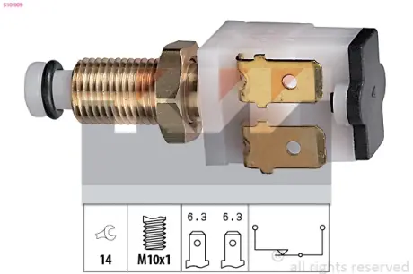 Brake light switch. Выключатель стоп сиганала KW 510009