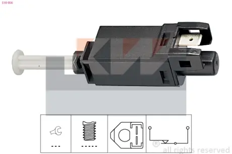 Brake light switch. Выключатель стоп сиганала KW 510056
