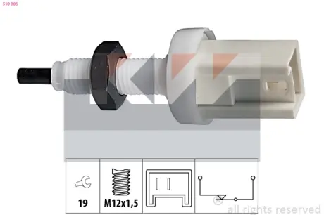 Brake light switch. Выключатель стоп сиганала KW 510066