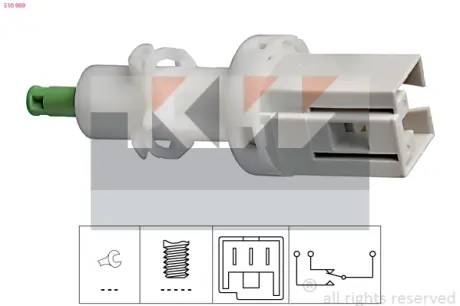 Brake light switch. Выключатель стоп сиганала KW 510069