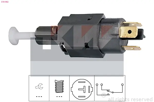 Brake light switch. Выключатель стоп сиганала KW 510082 (фото 1)